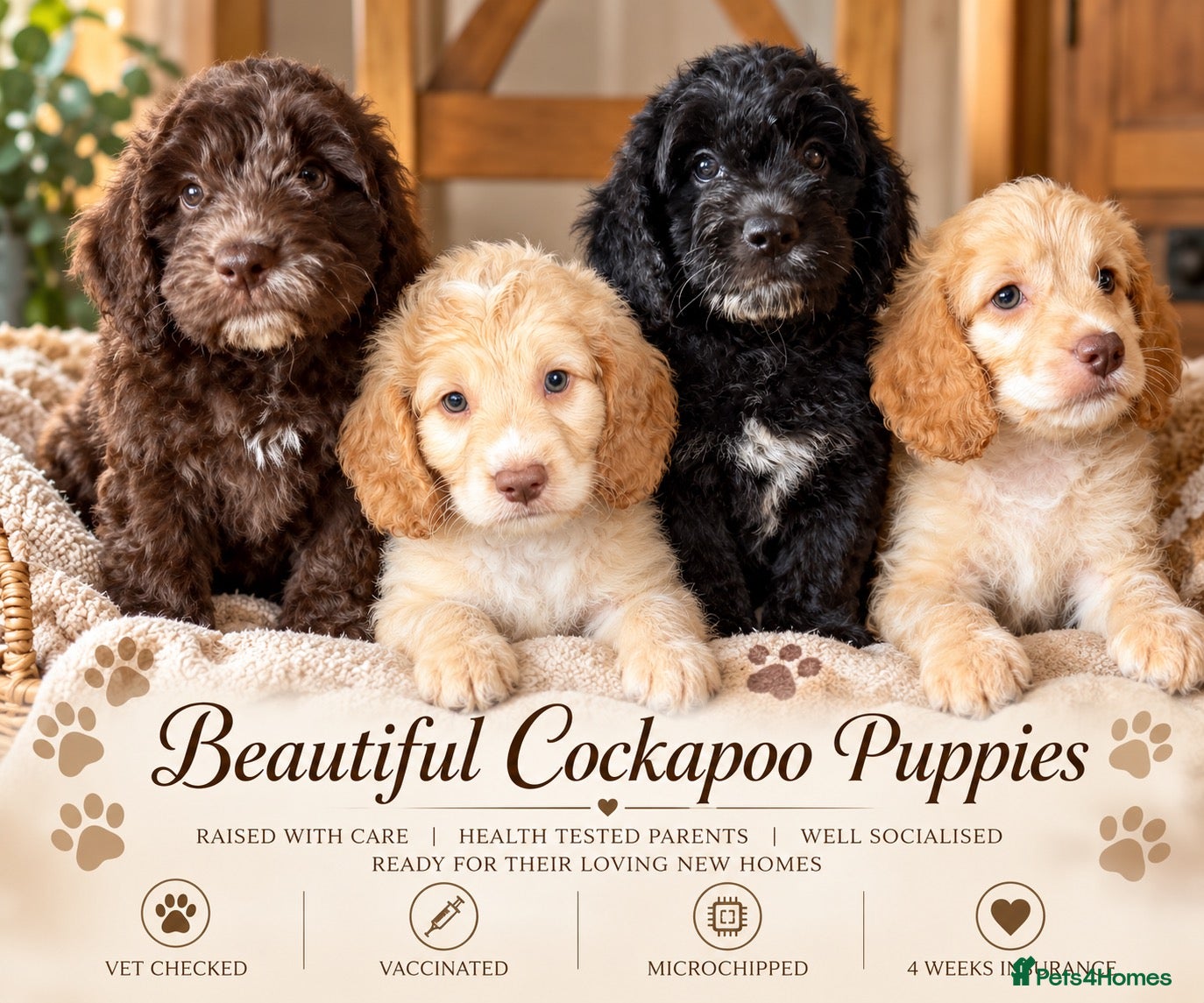 Cockapoo dogs  Girls Only from DNA Tested Parents  - Advert 1