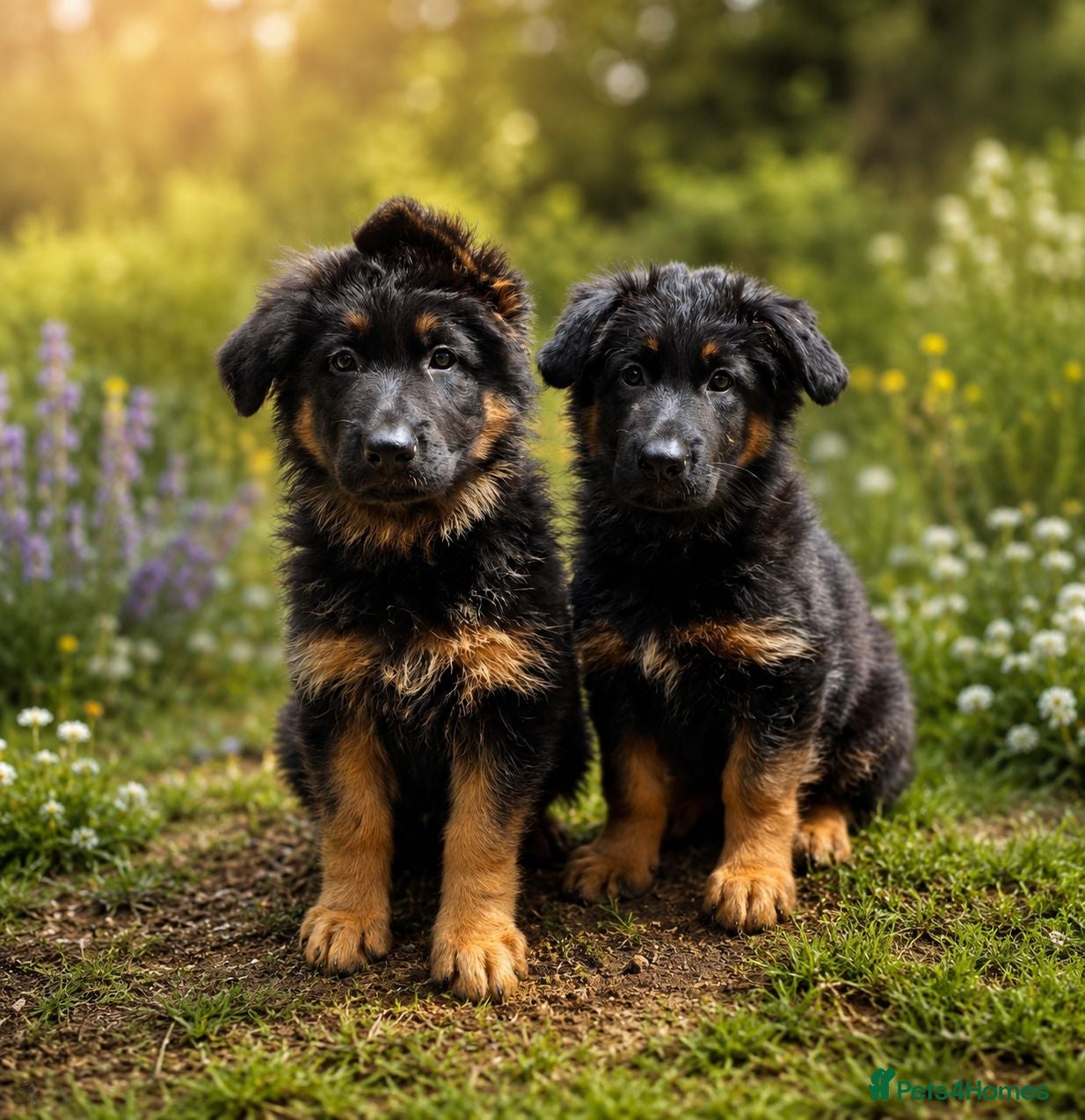 German Shepherd dogs 2 healthy straight back KC registered male GSP's  - Advert 2