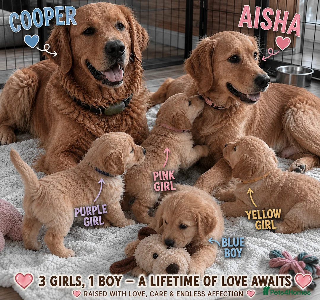 Golden Retriever dogs for sale: 🐾 Golden Retriever Puppies – Raised with Love 🐾 - Advert 2