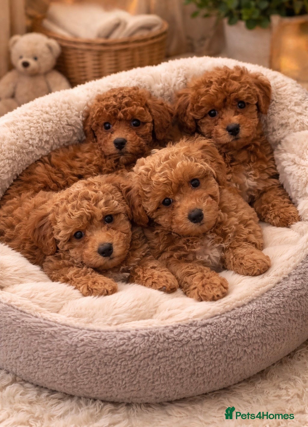 Poochon dogs Asian mini pochoon puppies -Tiny and Curly - Advert 17