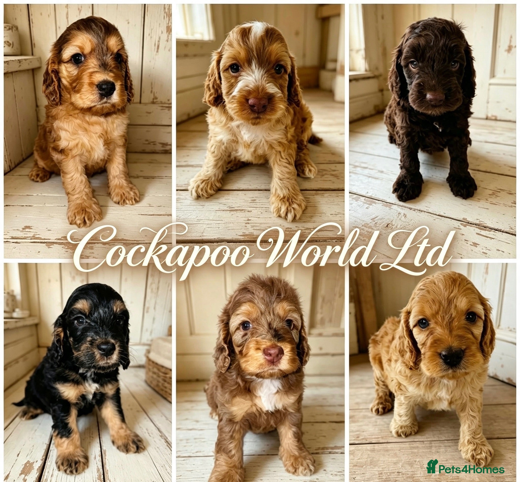 Cockapoo dogs DNA CLEAR,F1 Cockapoos, Ready 18th September - Advert 2