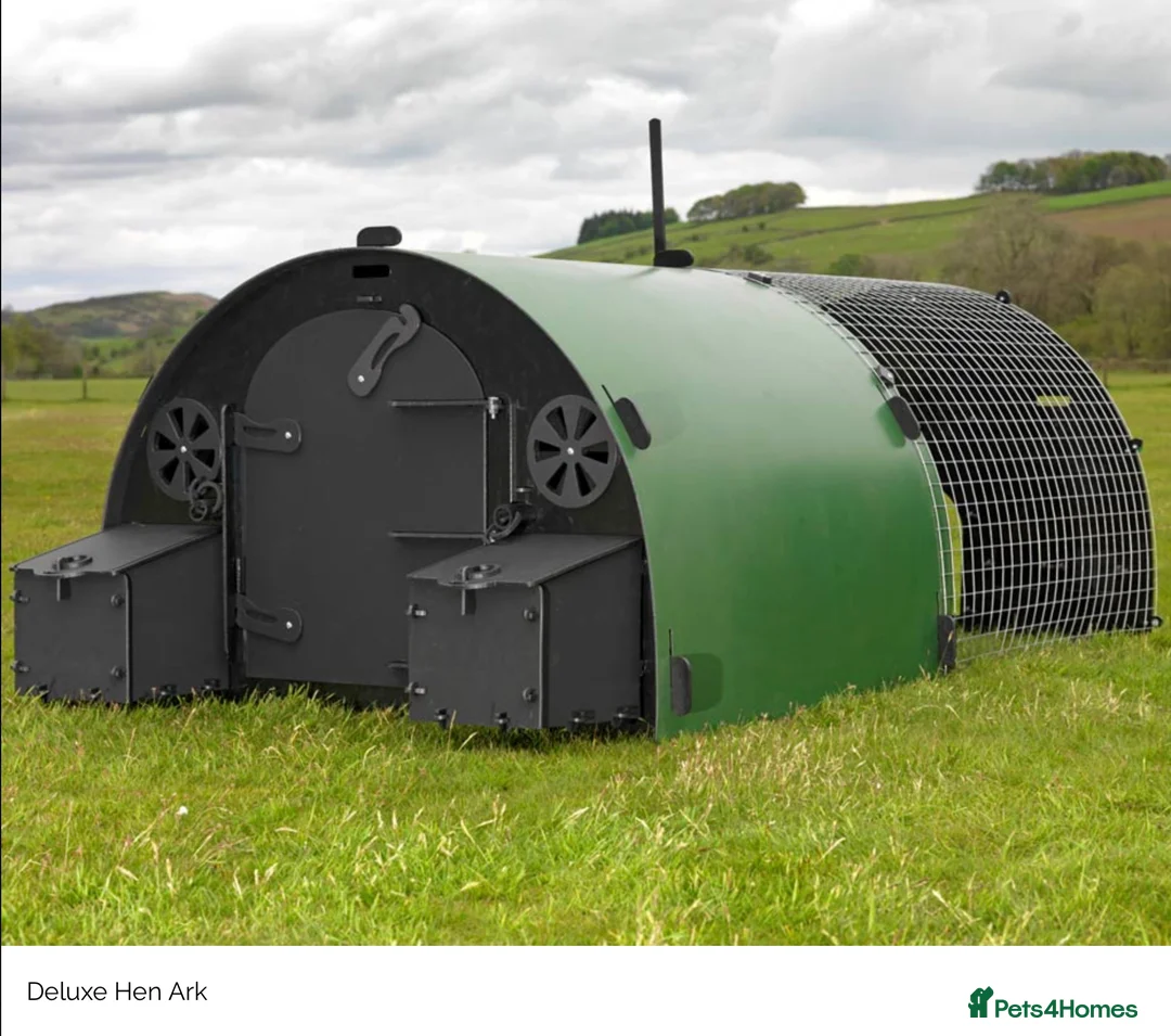 Mixed Breed poultry for sale: Deluxe Eco Hen Ark c/w Run - Recycled - 10/18 Hens - Advert 4