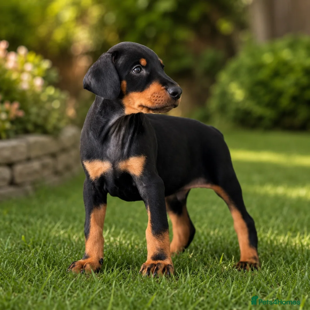 Dobermann dogs for sale: LOVELY KC REGISTERED DOBERMAN PUPPY - Advert 2