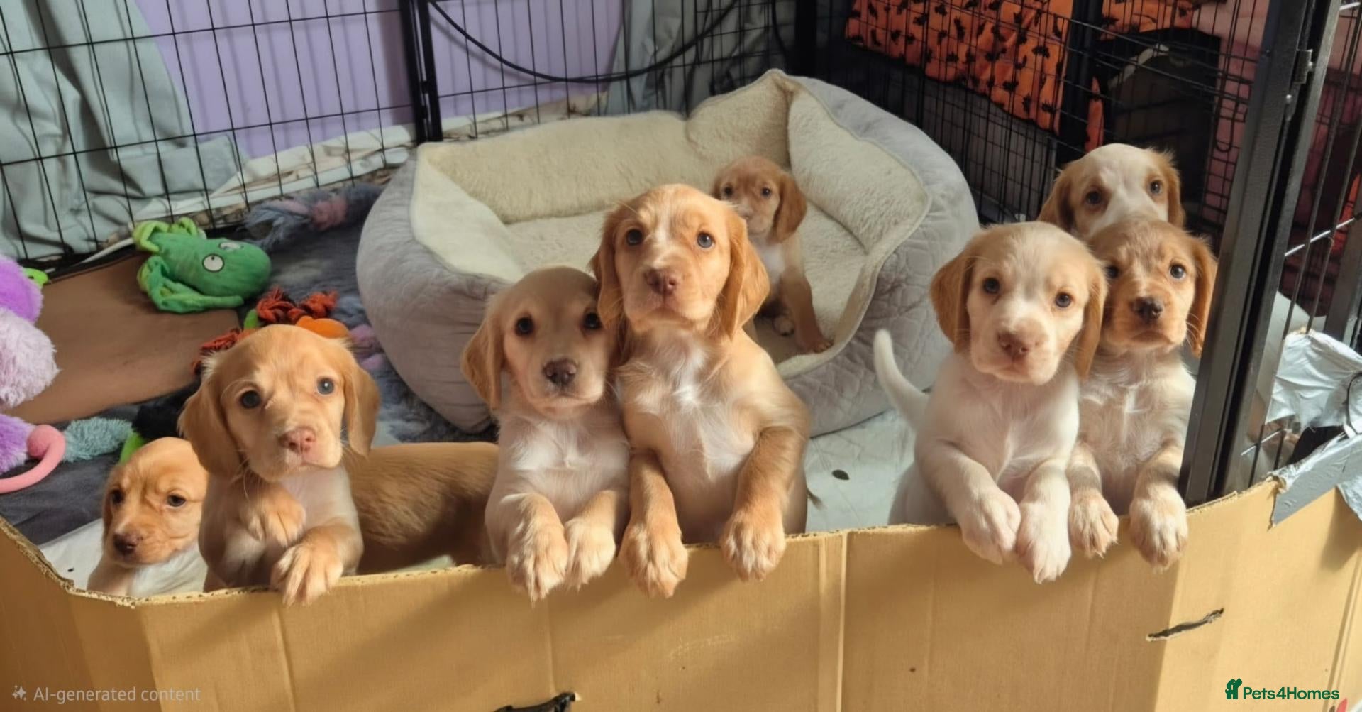 Cocker Spaniel dogs Stunning lemon red and gold cocker spaniel pups - Advert 14