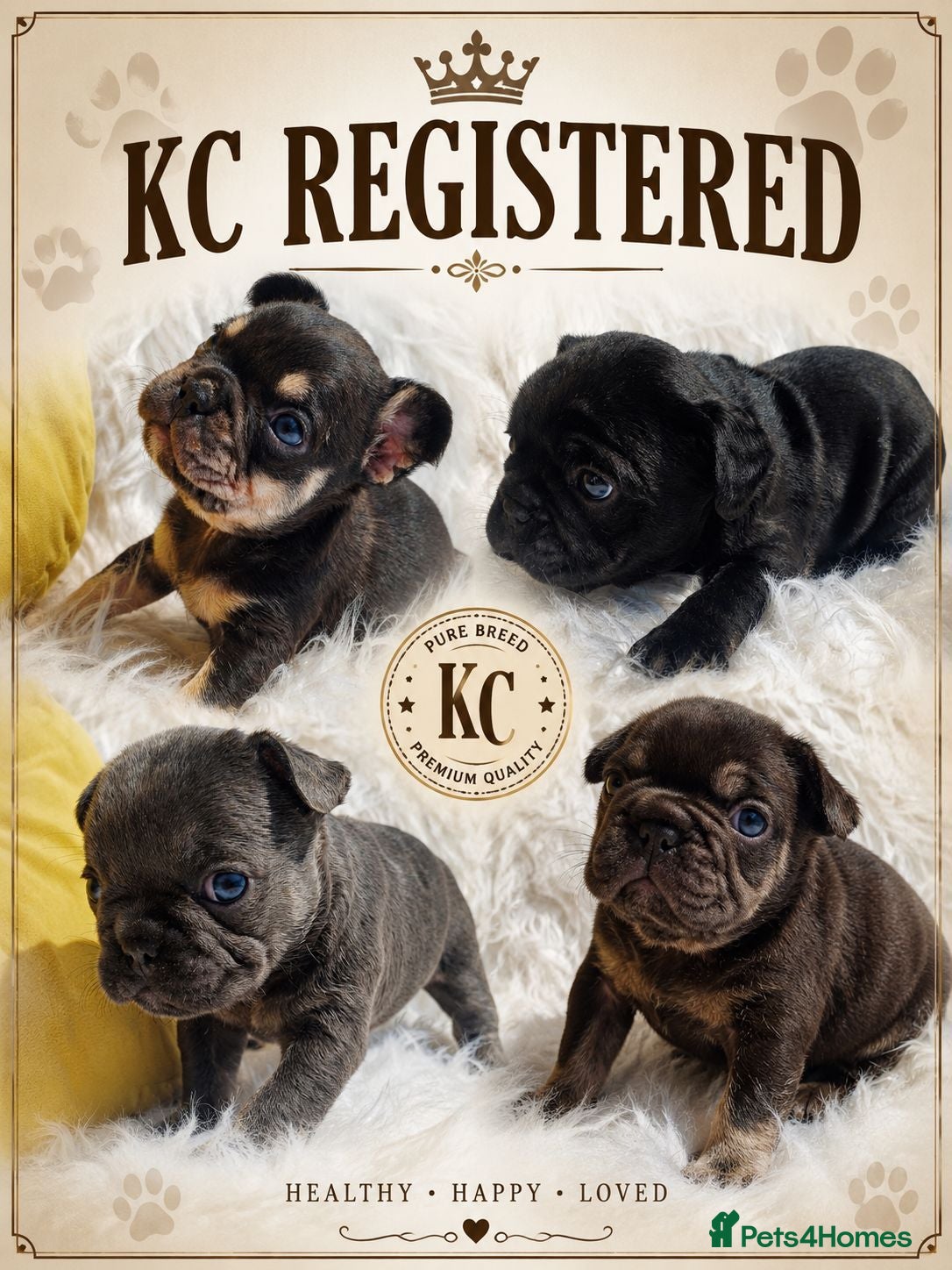 French Bulldog dogs Outstanding KC French Bulldog Puppies  - Advert 1