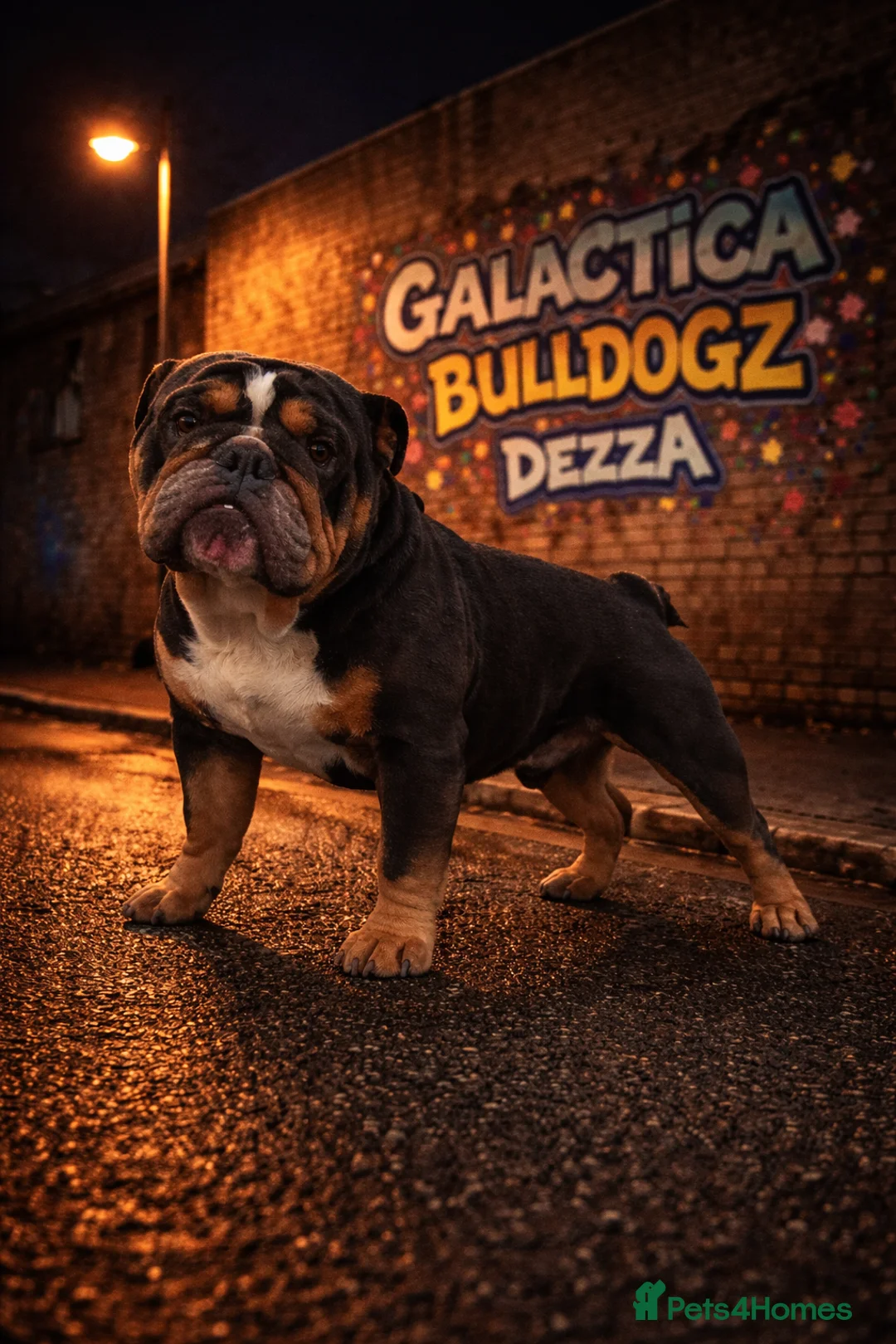 English Bulldog dogs for stud: Blue Tri stud boy  - Advert 1