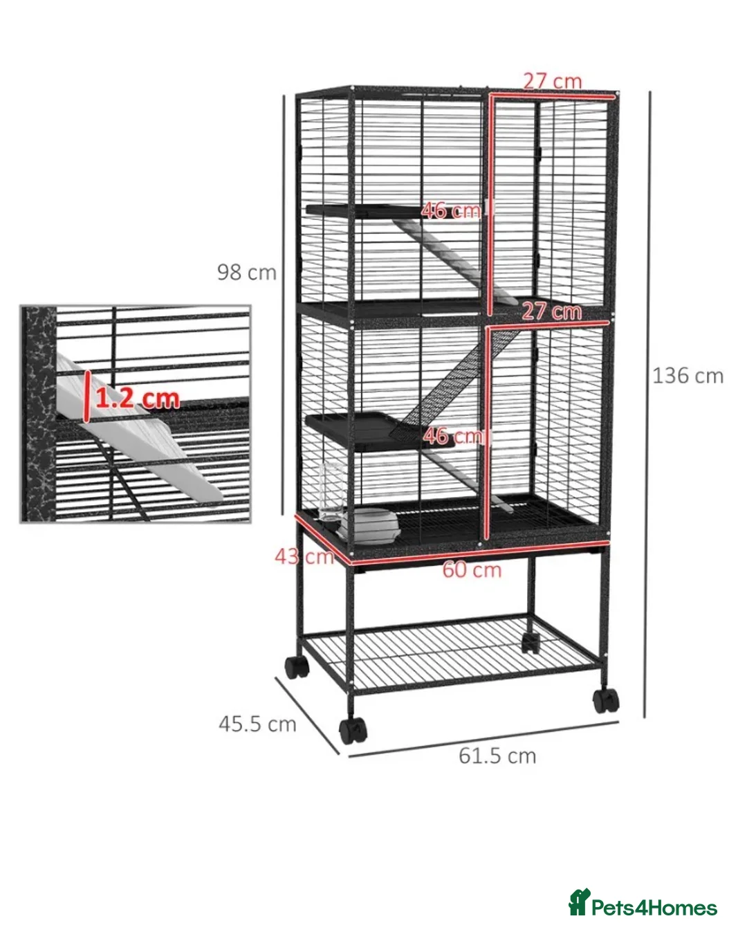 Rat rodents for sale: Cage and accessories  - Advert 11