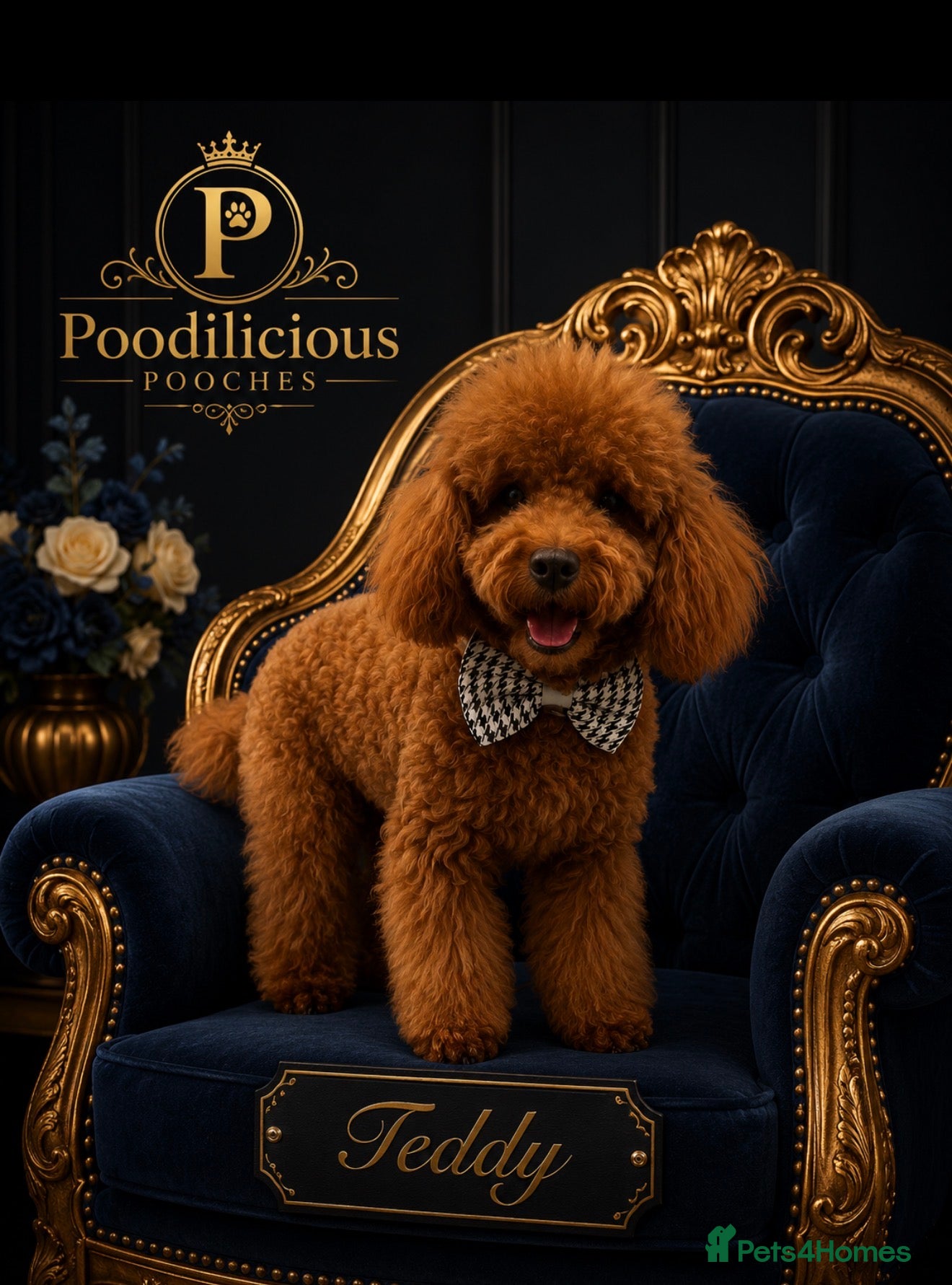 Toy Poodle dogs Amazing deep dark red. Kc registered dna clear - Advert 11