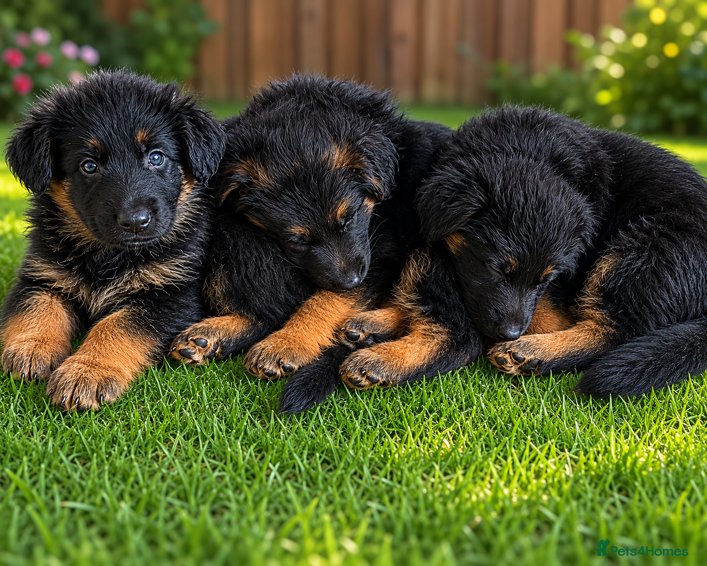 German Shepherd dogs 2 healthy straight back KC registered male GSP's  - Advert 2
