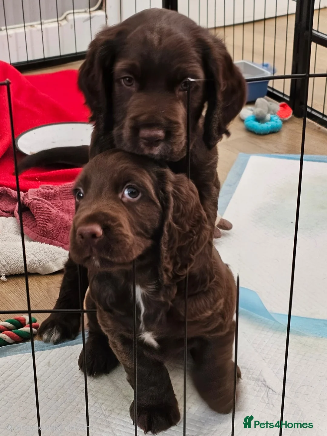 Cocker Spaniel dogs for sale: Chunky chocolate male cocker spaniel in Chipping Norton - Advert 5