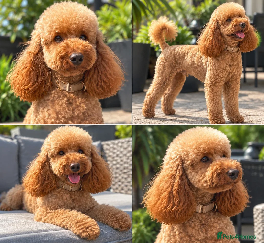 Miniature Poodle dogs for stud: TEDDY – PROVEN RED MINIATURE POODLE STUD - Advert 2