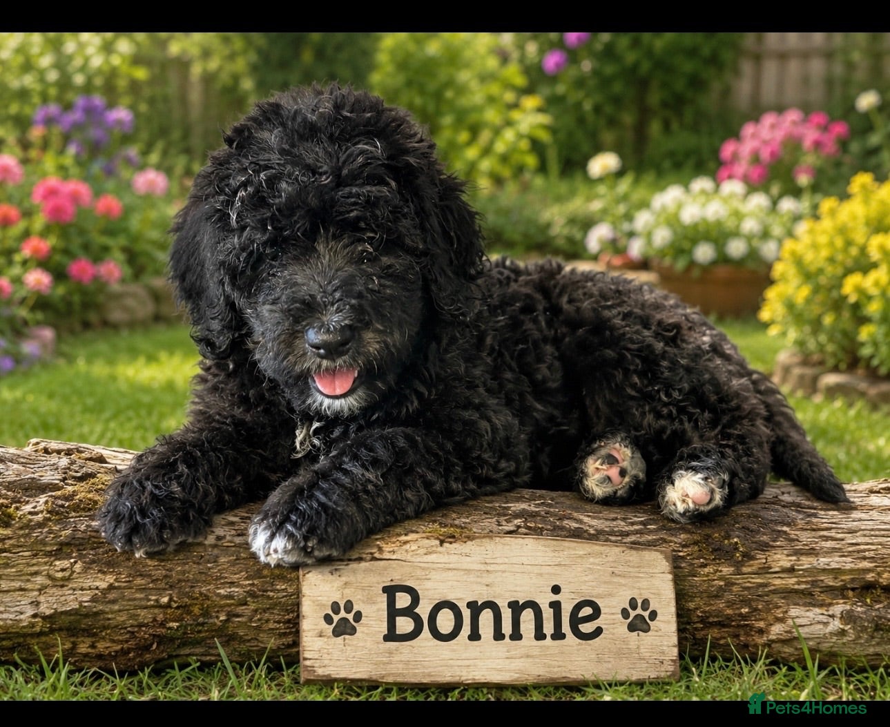 Bernedoodle dogs F1 STANDARD BERNADOODLE BONNY B/W GIRL REDUCED - Advert 1