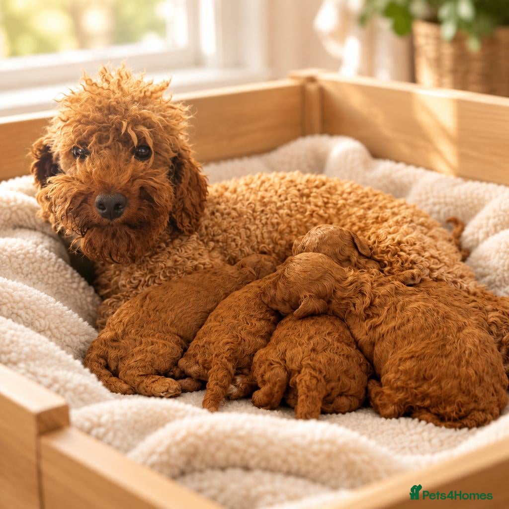 Toy Poodle dogs Stunning Deep Red Toy Poodles 🐩 Ready 26th Oct - Advert 1