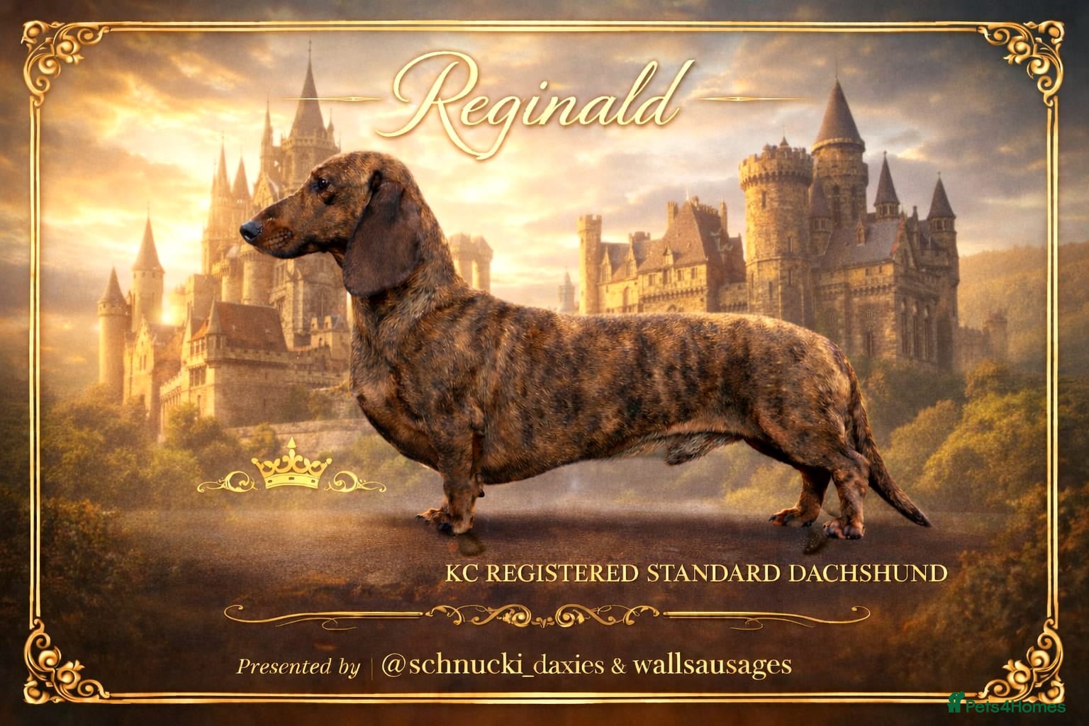 Dachshund dogs Outstanding Brindle Standard Dachshund  - Advert 8