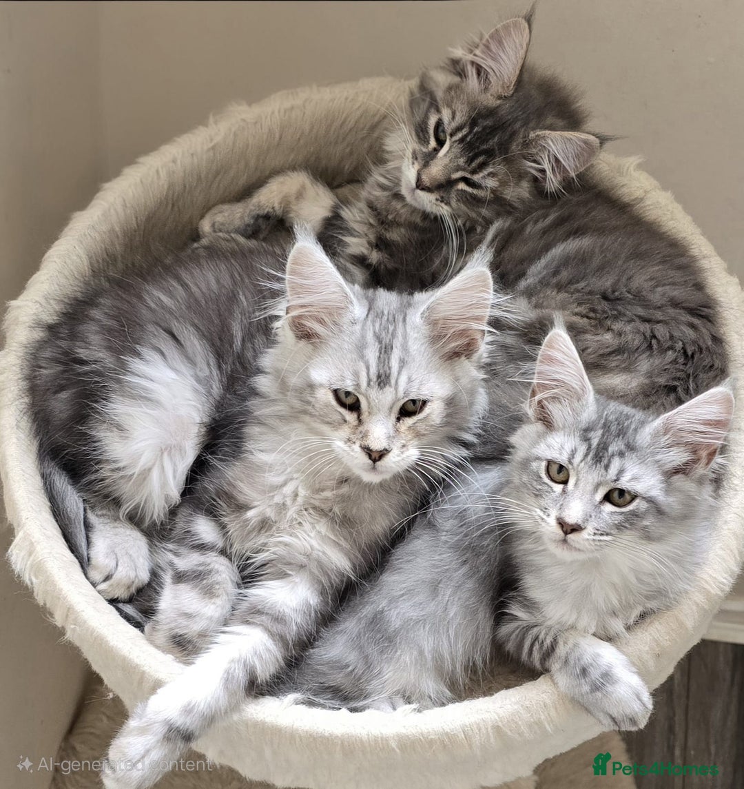 Maine Coon cats for sale: VARIOUS FULL PEDIGREE MAINE COON KITTENS FOR SALE in Rotherham - Image 7