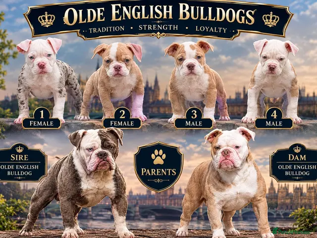 Olde English Bulldogge dogs for sale: DONT LET YOUR DREAMS JUST BE DREAMS - Advert 2