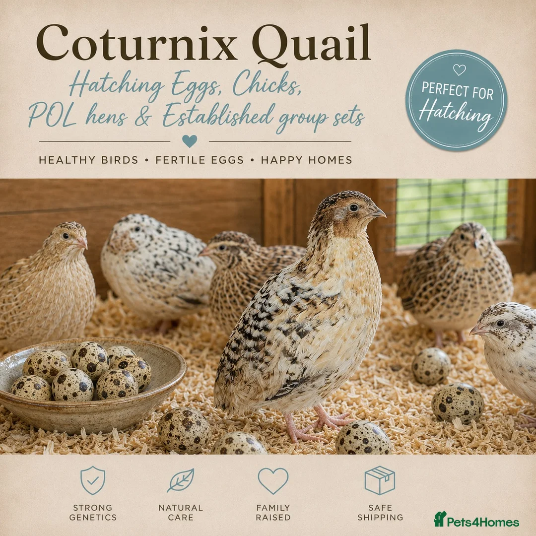 Quail poultry for sale: Coturnix Quail Hatching Eggs | Excellent Fertility - Advert 5