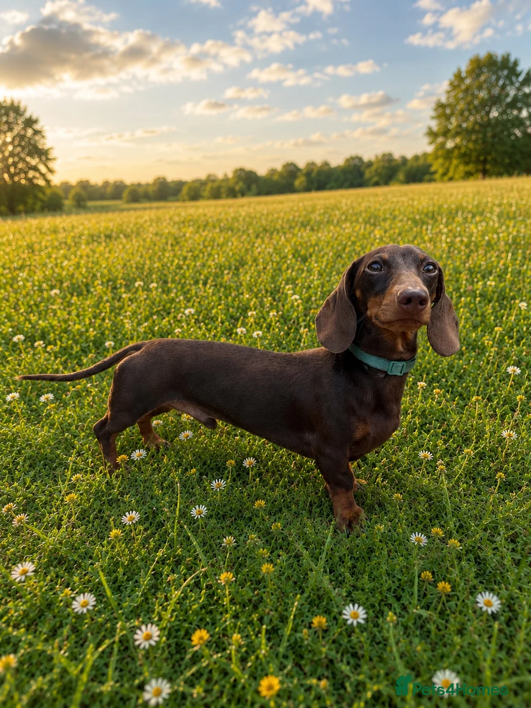 Miniature Dachshund dogs for stud: Chocolate and tan miniature dachshund - Advert 1