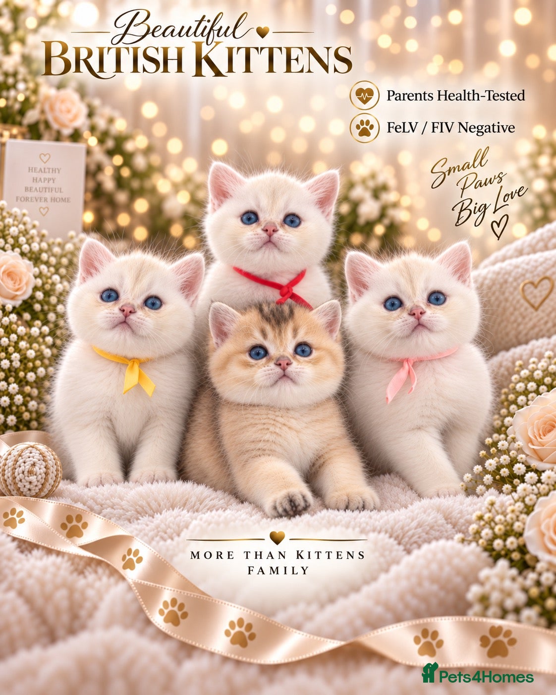British Shorthair cats British Shorthair Silver Golden Health Tested  - Advert 4