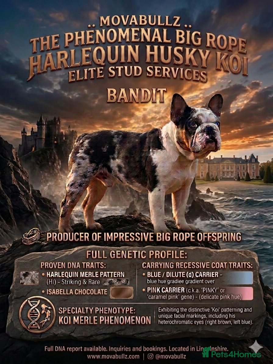 French Bulldog dogs  **  panda harlequin husky koi  - Advert 13