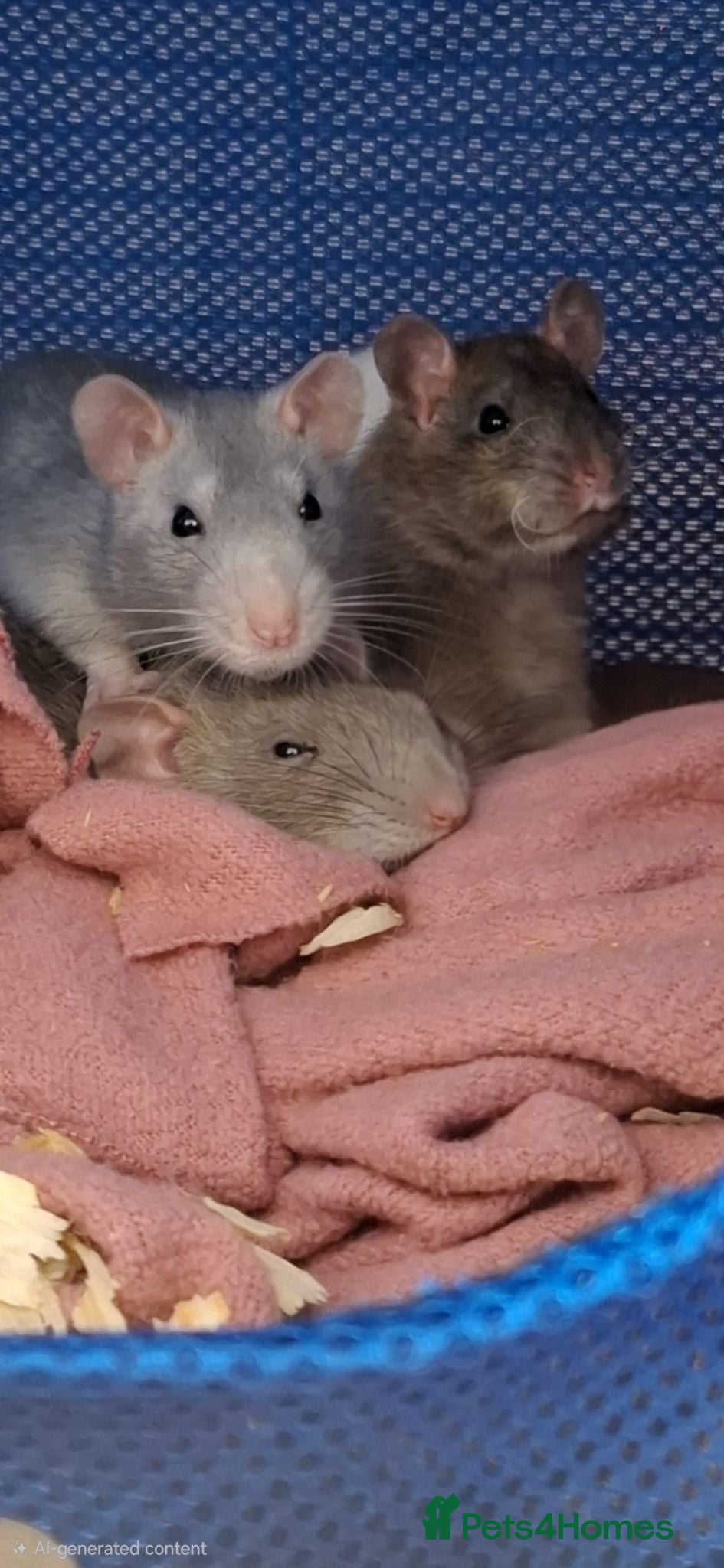 Rat rodents 3 female rats - Advert 1