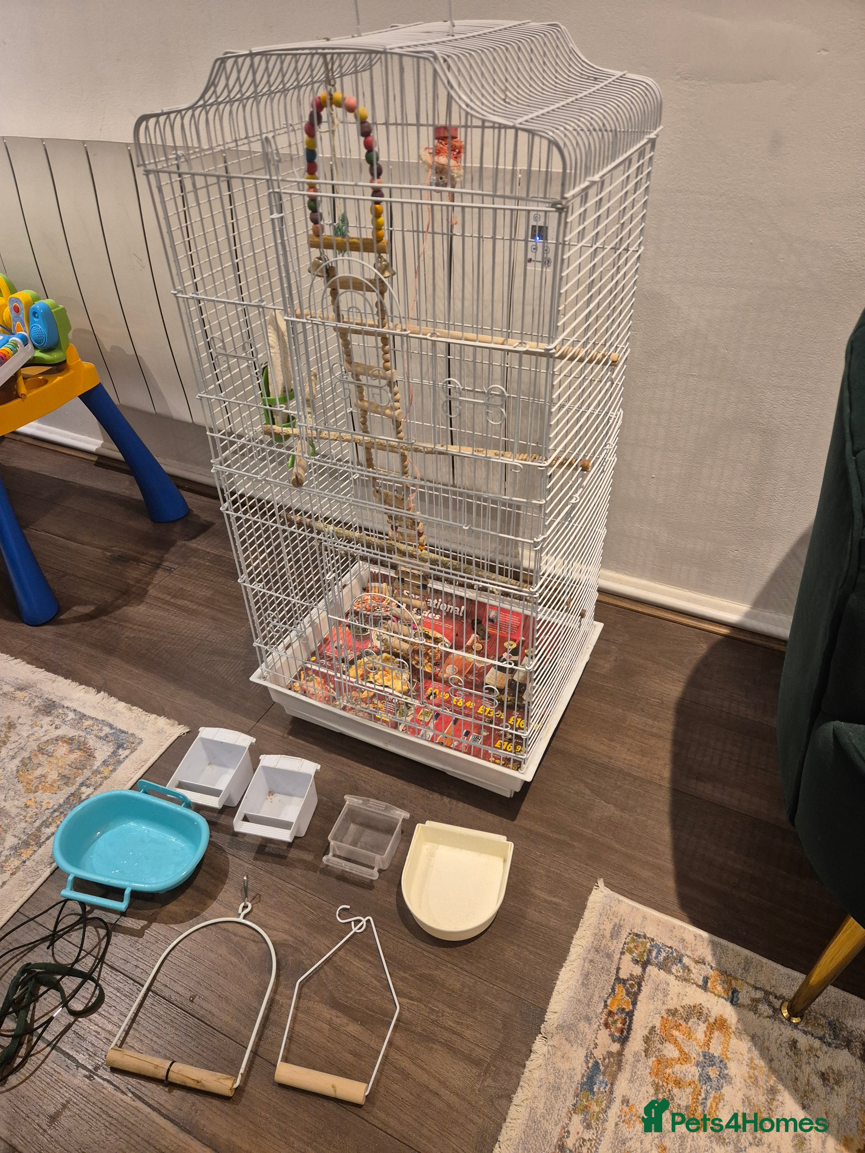 Cockatiels birds Bird Cage for Cockatiel, budgie, parrots, - Advert 1