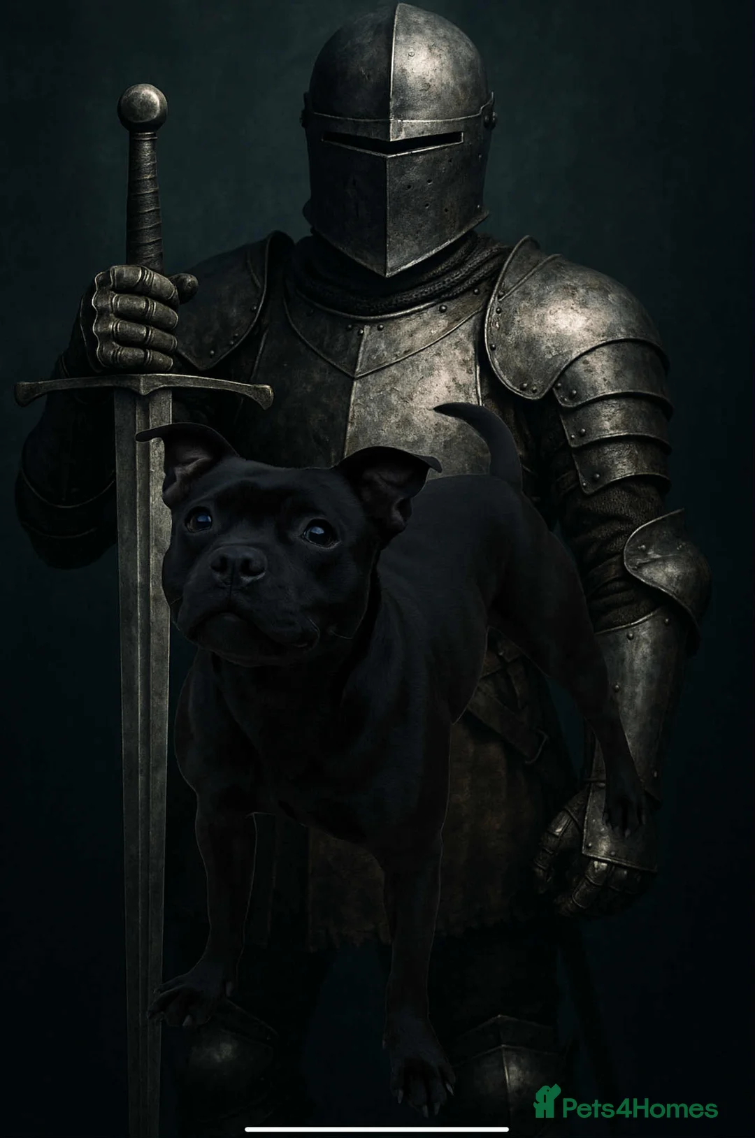 Staffordshire Bull Terrier dogs for stud: BLACK, Health tested kc registered STAFFORD STUD - Advert 3