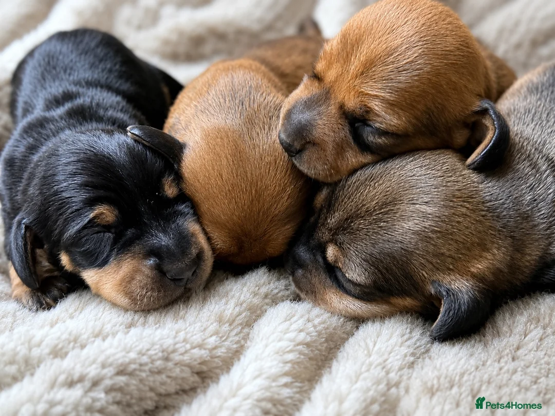 Miniature Dachshund dogs for sale: Gorgeous litter KC Registered Mini Dachshunds - Advert 1