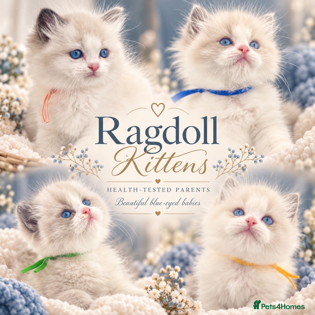 Ragdoll cats Champion Lines TICA Ragdoll Kittens blue Bi colour - Advert 1