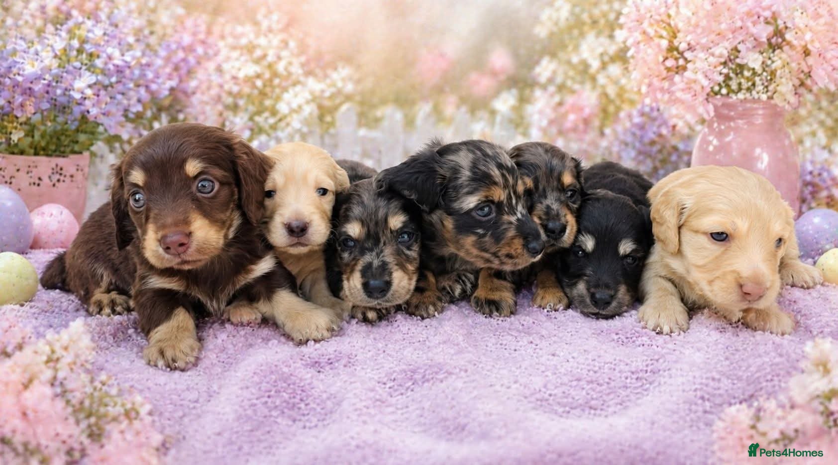 Miniature Dachshund dogs Stunning KC Long hair daxi. 5* breeders  - Advert 1