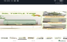 Turtle reptiles for sale: Brand new glass terrarium  - Image 5