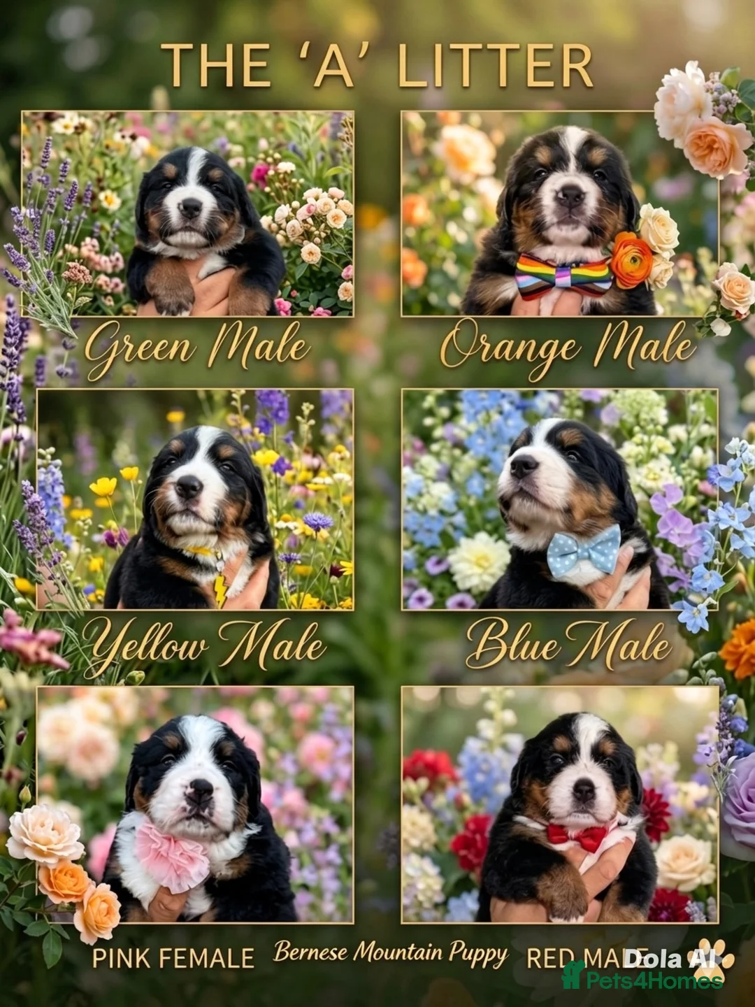 Bernese Mountain Dog dogs for sale: Bernese mountain Puppy  - Advert 1