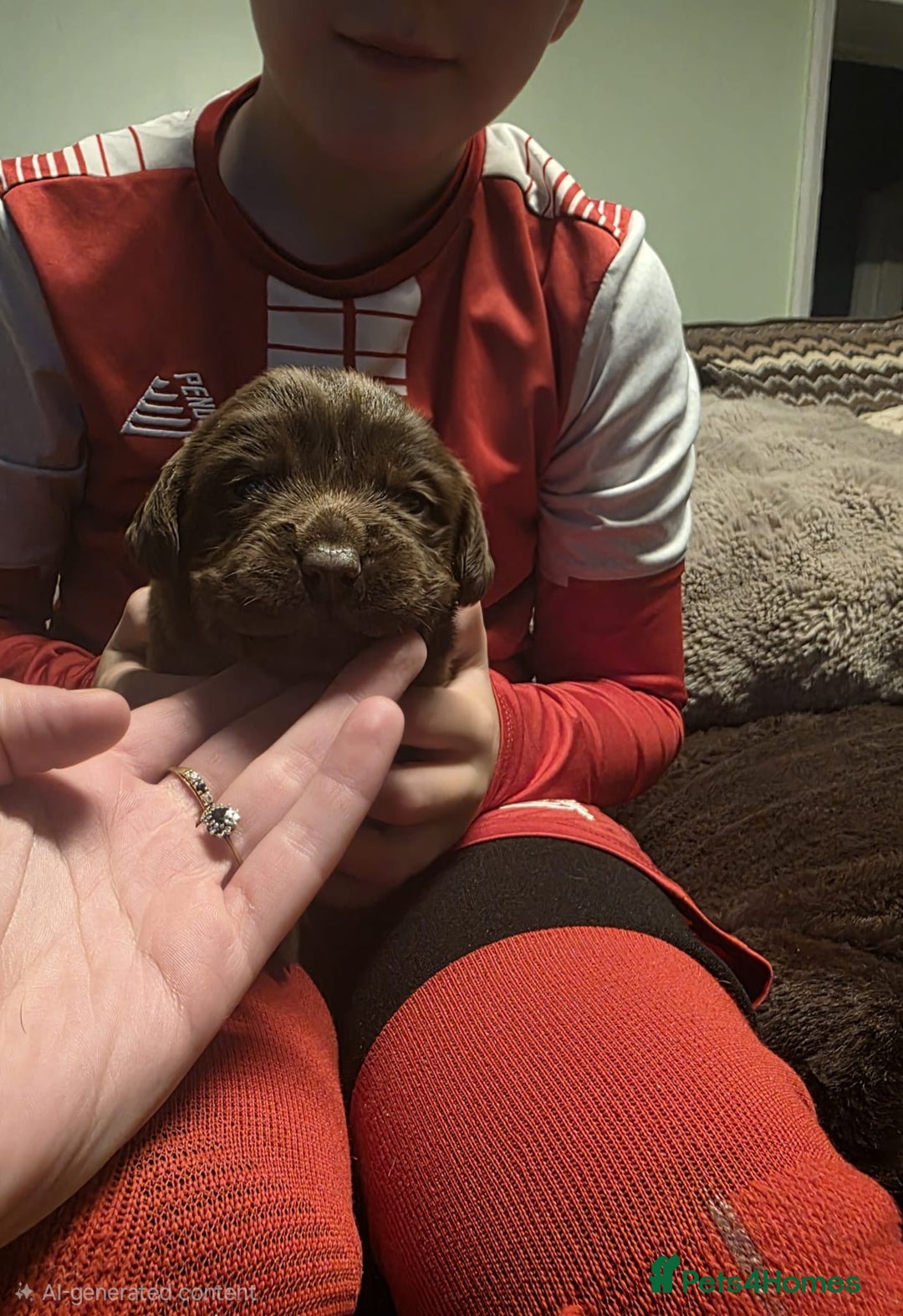 Cockerdor dogs for sale: Chocolate F1 cockerdor puppies  - Advert 23