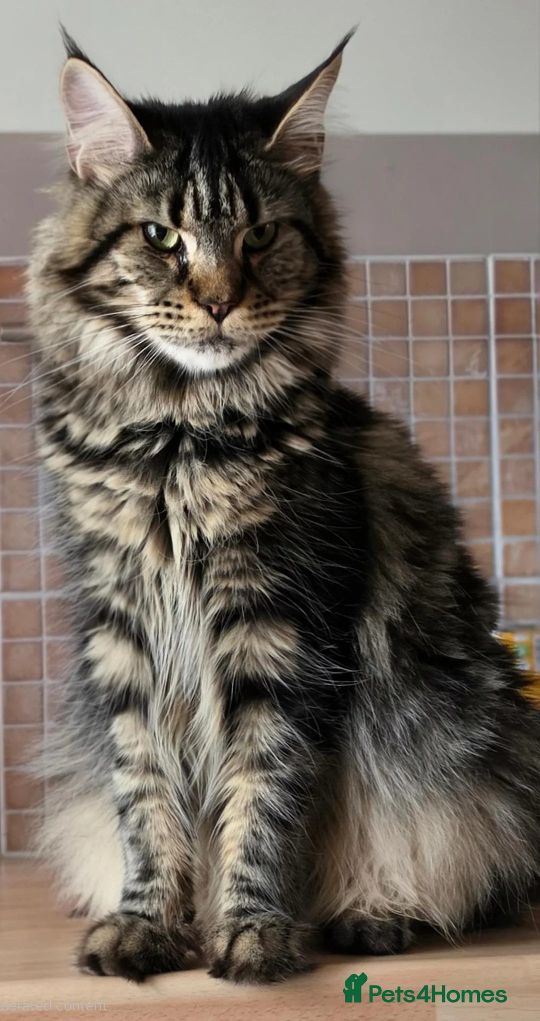 Maine Coon cats for sale: Two beautiful Maine Coon Kittens  in Ashford - Advert 1