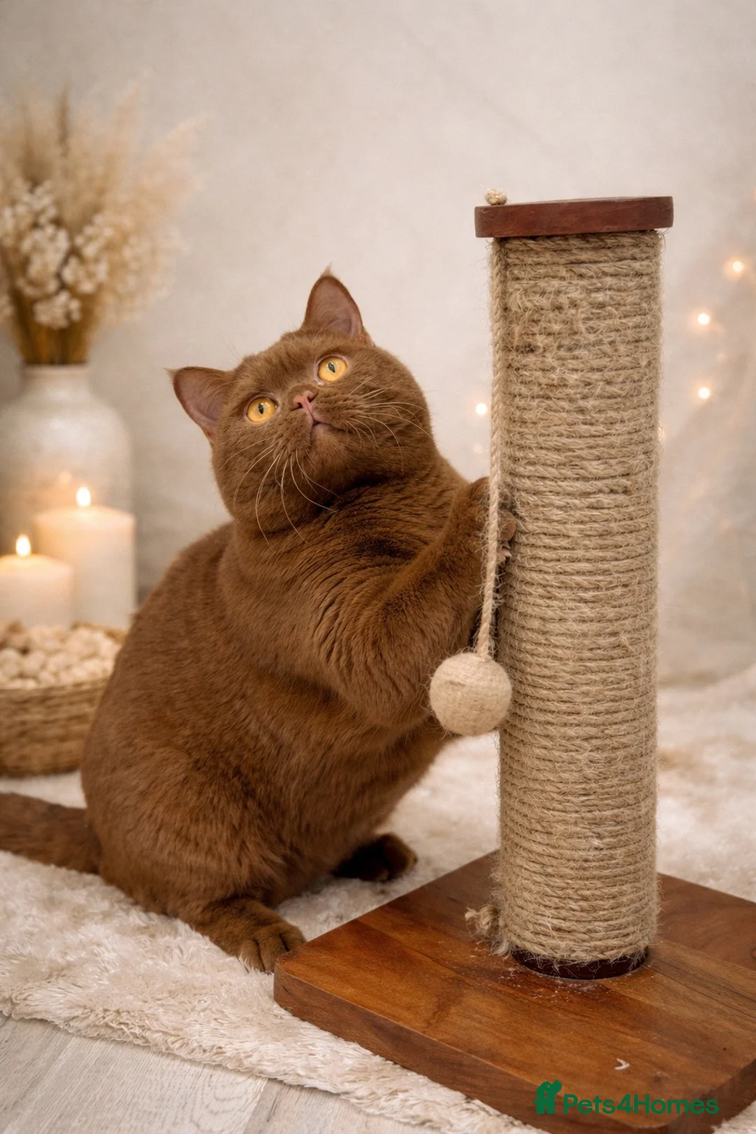 British Shorthair cats for stud: GCCF & TICA Cinnamon stud  - Advert 1