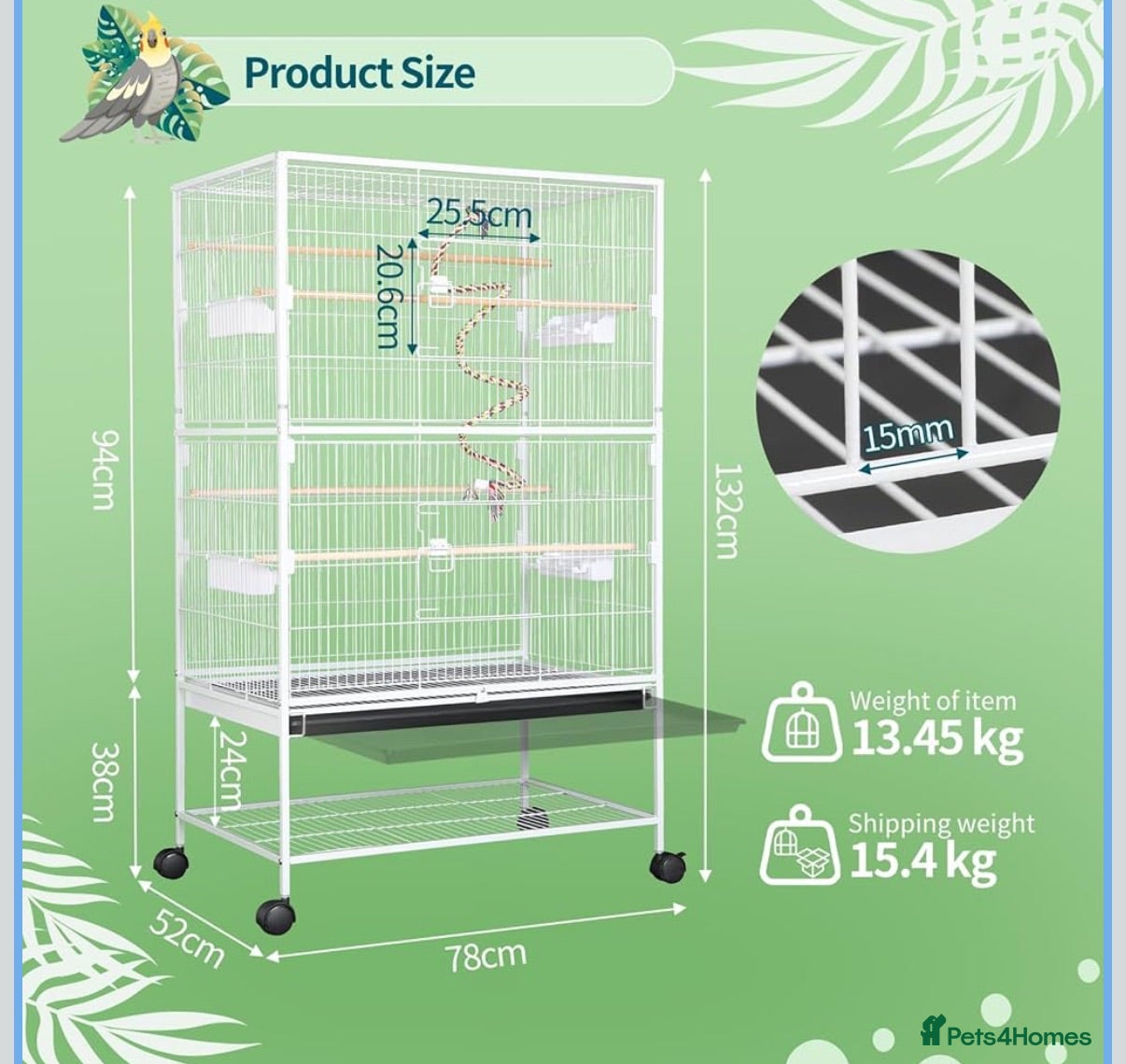 Conures birds Bird cage - Advert 4