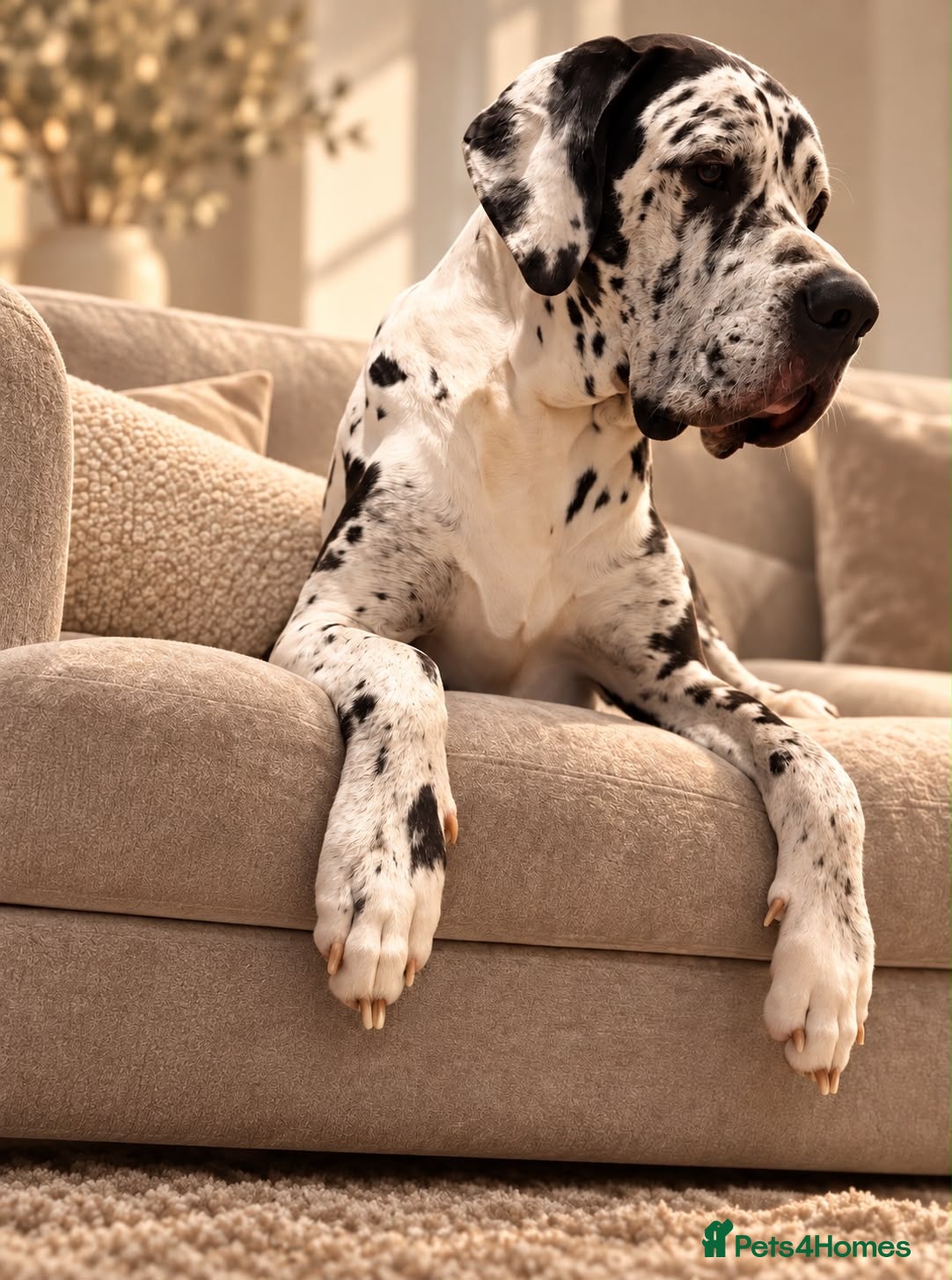 Great Dane dogs 🤍🖤Proven Stud🖤🤍 KC Harlequin Great Dane 3yrs - Advert 1