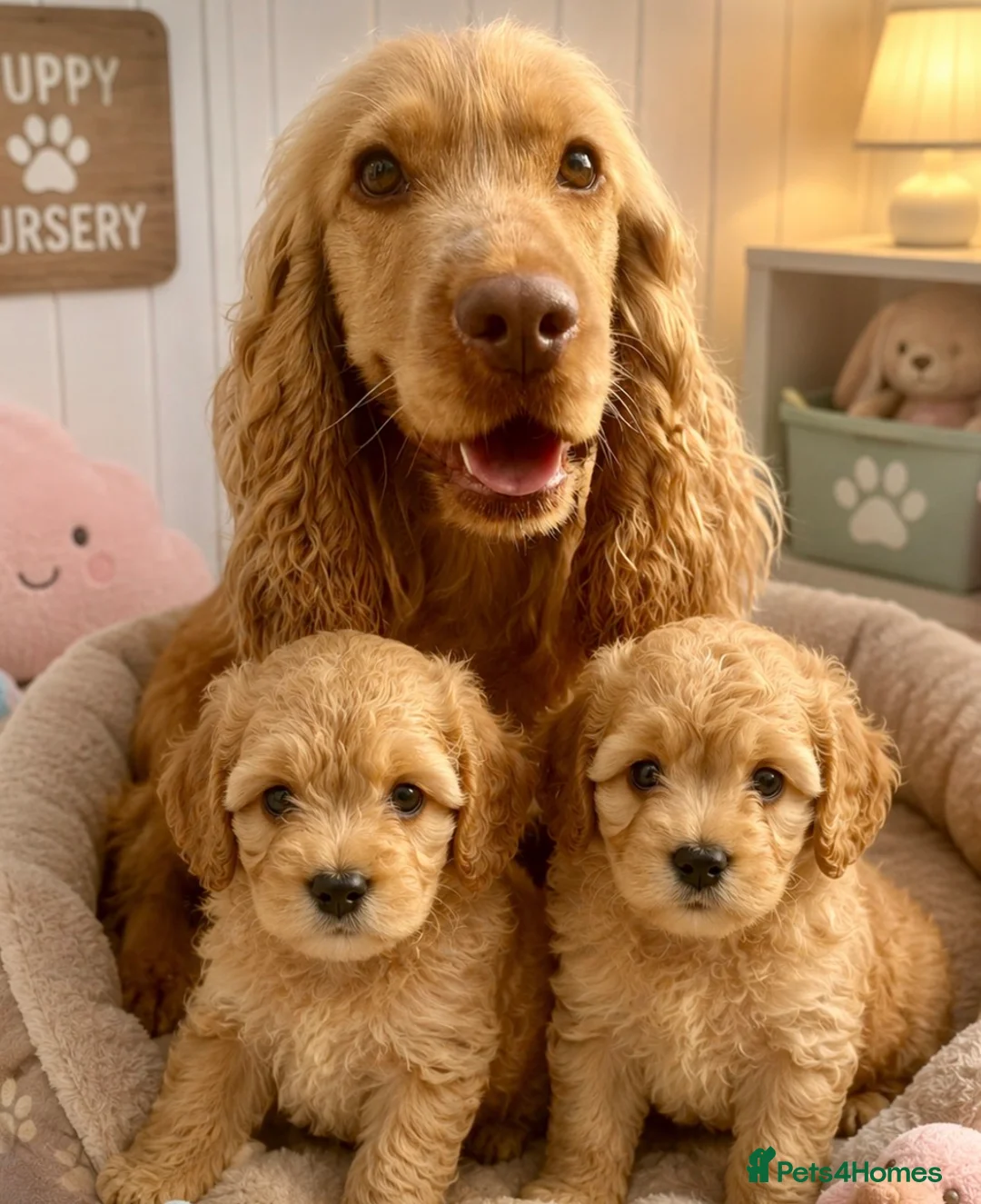 Cockapoo dogs for sale: ✨ 🧡  F1 dna tested cockerpoo ready now🧡✨ - Advert 2