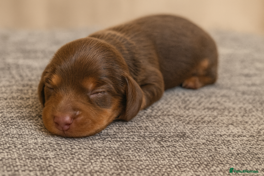 Miniature Dachshund dogs for sale: Long haired minature dachshunds pups  - Image 6