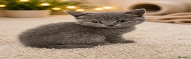 British Shorthair Kitten 1 Blue