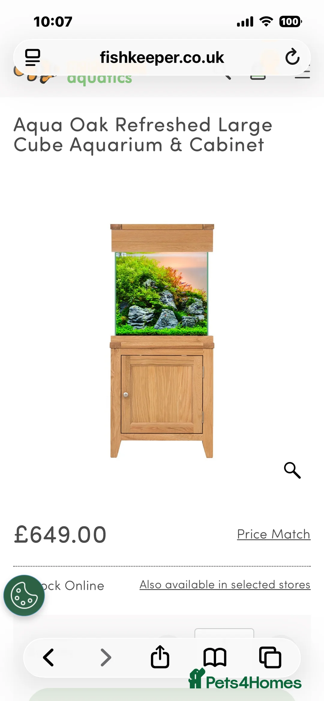 Other/Mixed Breed fish for sale: Tropical Fish and large cube fish tank - Advert 2