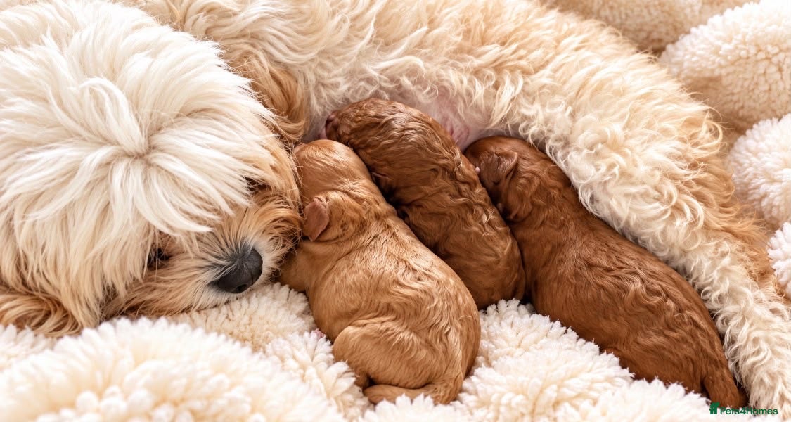 Cavapoo dogs Mum is a good natured apricot cavalier  - Advert 7