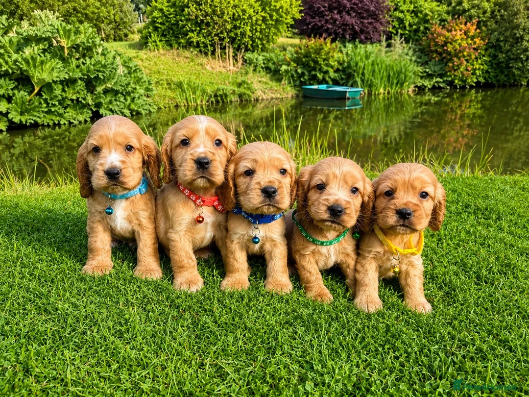 Cocker Spaniel dogs for sale: Show type Cocker spaniel pups- DAD DNA TESTED - Advert 1