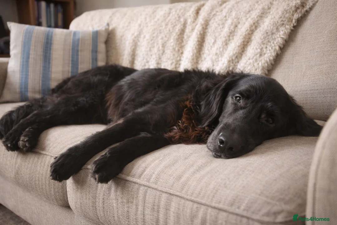 Flat coated Retriever dogs for adoption: Gorgeous older boy for adoption - Advert 2