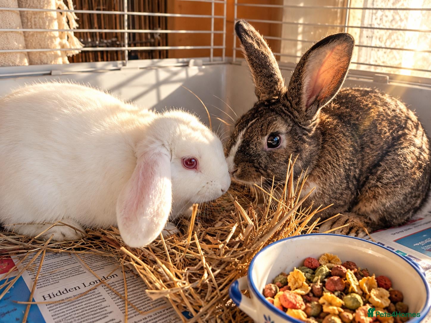 Mixed Breed rabbits for sale: 🐰💕Two Adorable Bunnies Looking for Home 🏡  - Advert 1
