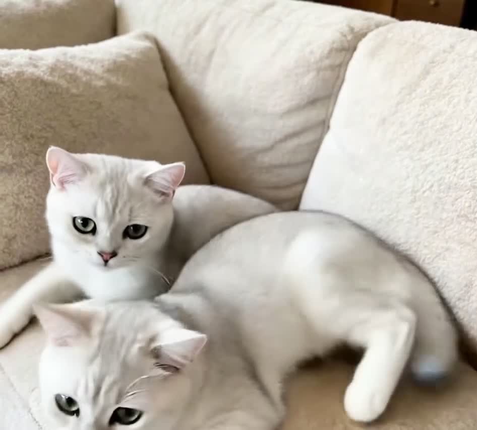 British Shorthair cats for sale: BSH Silver/Black Tipped Boys GCCF Registered  - Video 1